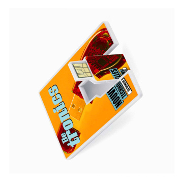 Forma de cartão de visita de metal USB Flash Pendrive
